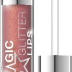 №02 Помада рідка з гліттером Magic Glitter Lips HypoAllergenic Bell