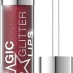 №04 Помада рідка з гліттером Magic Glitter Lips HypoAllergenic Bell