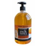 Гель д/душу з дозатором молоко і мед 1л Miss Sandy